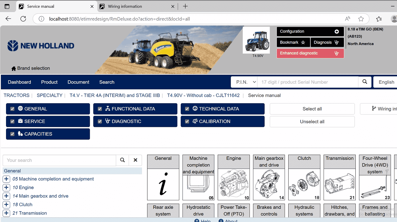 CNH EST 9.13 - Licencia de por vida Case New Holland