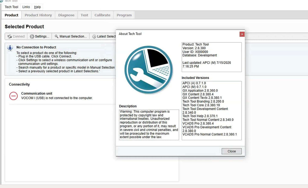 Volvo Premium Tech Tool PTT | 2.8.380 APCI 0.7 | Volvo, Mack, Renault