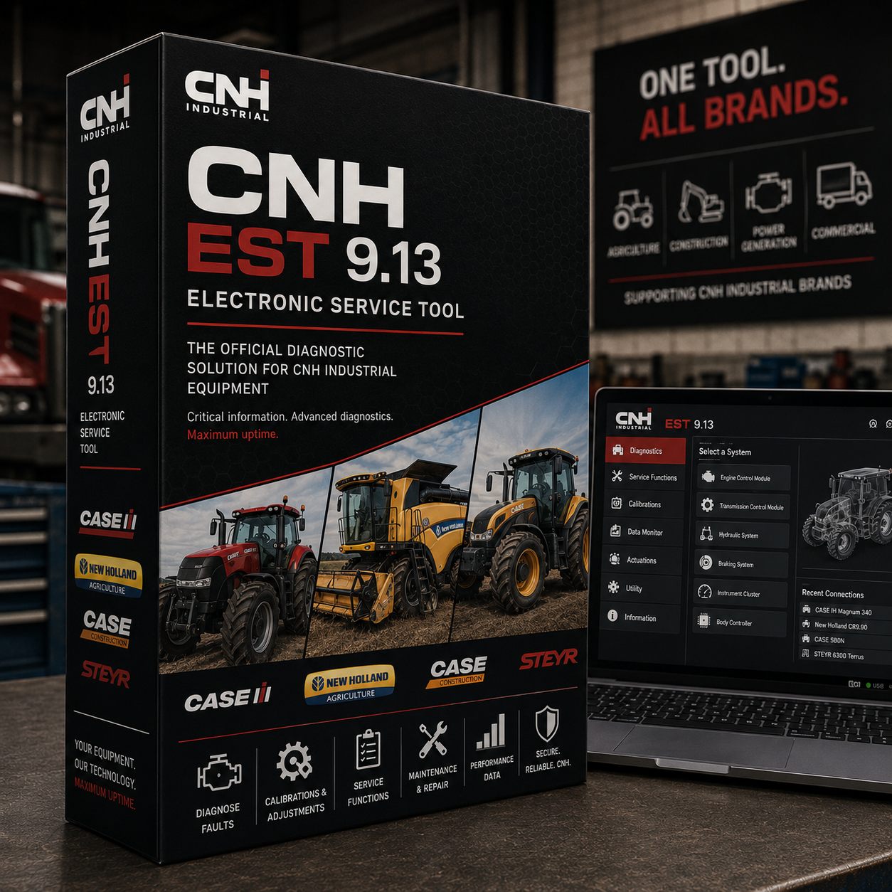 CNH EST 9.13 - Licencia de por vida Case New Holland