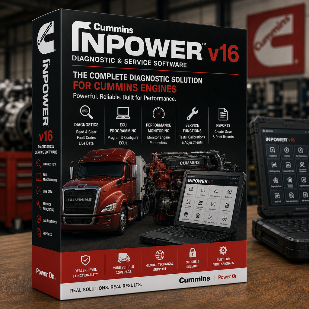 Cummins InPower Pro v16 | Generator Diagnostics | Lifetime Activation