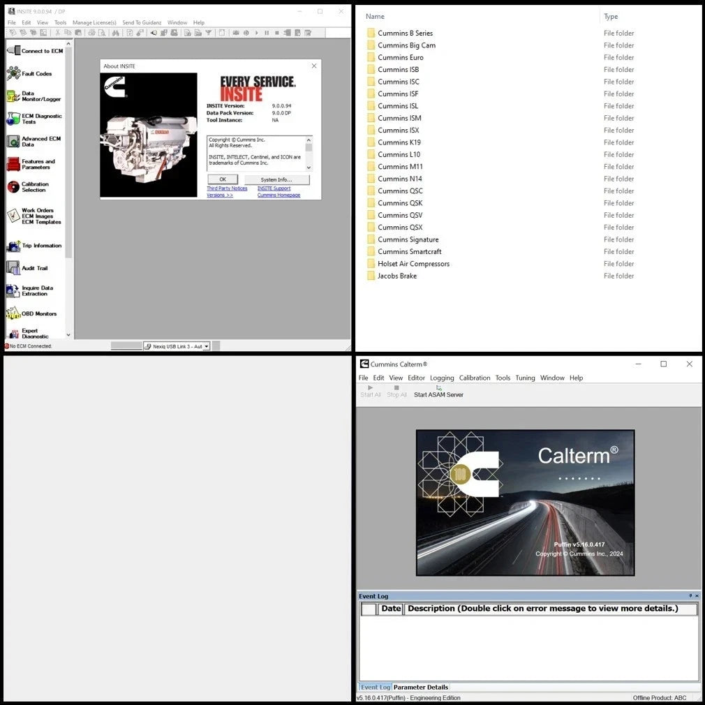 Cummins Insite 9.3 Pro + Calterm 5.16 - Activación de por vida