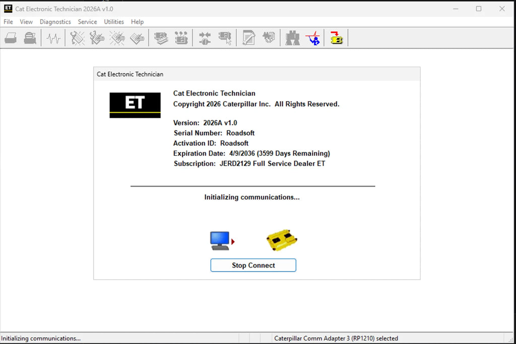 CAT ET 2026a - Licencia de concesionario Caterpillar de por vida