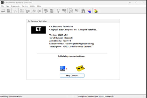 CAT ET 2026a - Caterpillar Lifetime Dealership License